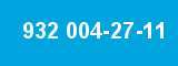 932 004-27-11 932 004-27-11